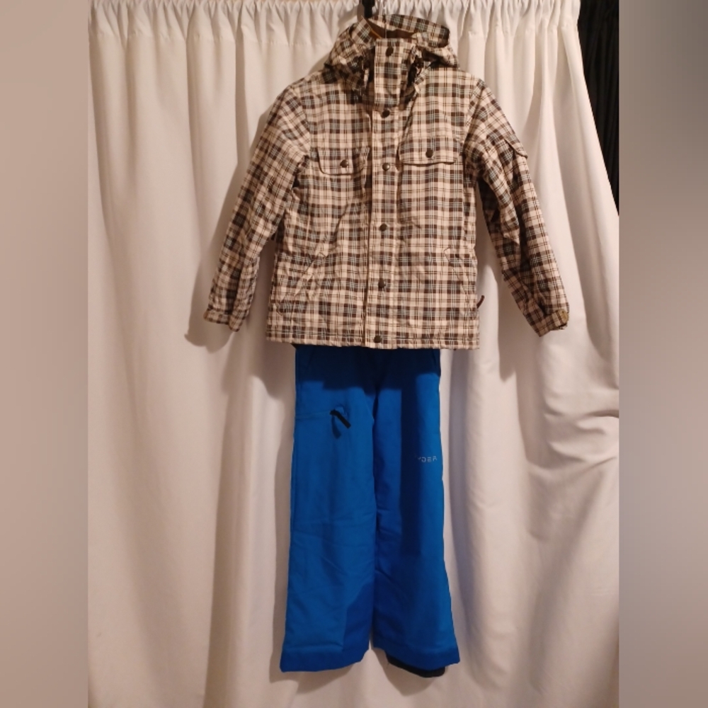 Burton 2 Piece Snowboard Ski Jacket Pants Kids Boys Girl Youth L 12 Waterproof